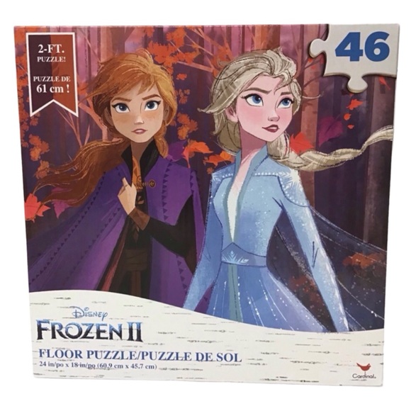 Disney | Games | Frozen Ii Anna Elsa Floor Puzzle | Poshmark